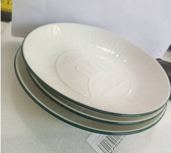 Spot ins Korean cute net relief tableware Tuzki household tableware rice bowl noodles bowl ears bowl plate XC-20/XC-21