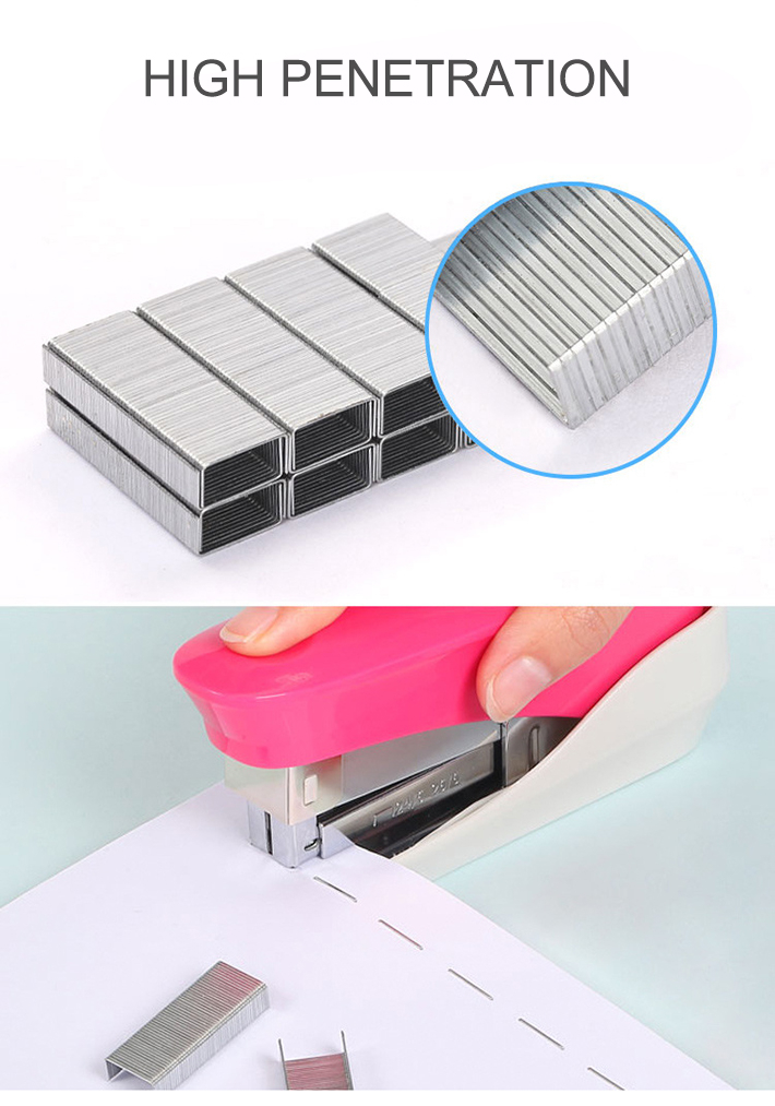 1000Pcs/Box Metal Staples No.12 24/6 Binding Stapler Office Binding Supplies School Stationary