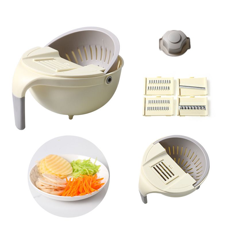 KM-1040 Kitchen Manual Vegetable Chopper Slicer Fruits Vegetable Drain Basket Fruit & Vegetables Tools