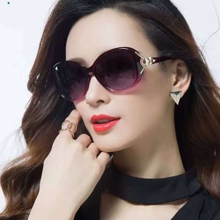 New Fashion Fox Head Sunglasses Women Large Frame Sunglasses