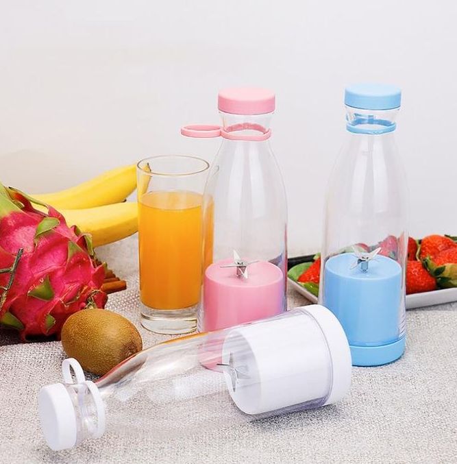 Double click Wireless Mini Portable Blender Electric Fruit Juicer Mixers Extractors Multifunction Juice Maker Machine Blender Smoothies Mixer