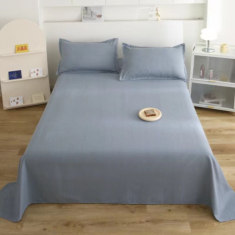 Big sheets Bed Sheet ，Washed cotton bed sheets 180*230cm,250*230cm Large size bedclothes sheet free shipping