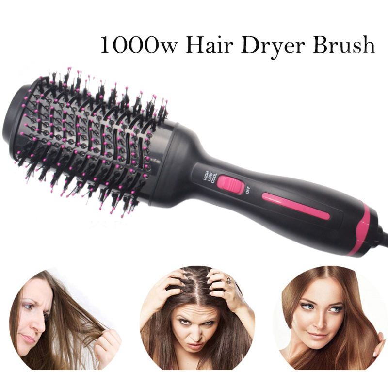 Hair Dryer Brush, Blow Dryer Hot Air Brush for Women, One Step Hair Dryer and Styler Volumizer, Quattro Ionic Generator, Ceramic Coating & 3 Temperature Settings, ETL & CA65 Certified