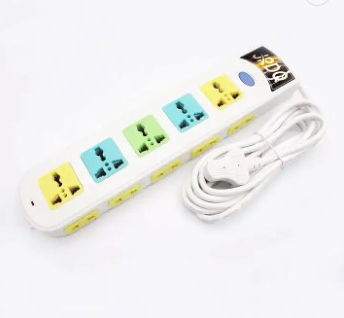  5PCS 15-Way Electric Power Strips Multi-Plug Universal Outlet Extension Cord Socket