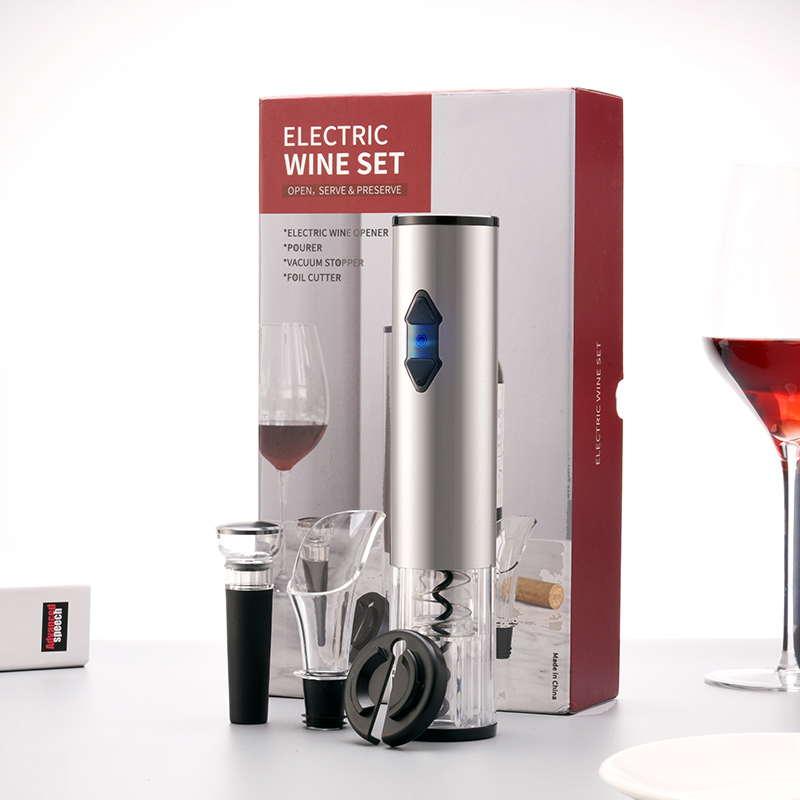 Electric Wine Opener Dry Battery Automatic Corkscrew Wine Bottle Opener Kitchen Tool