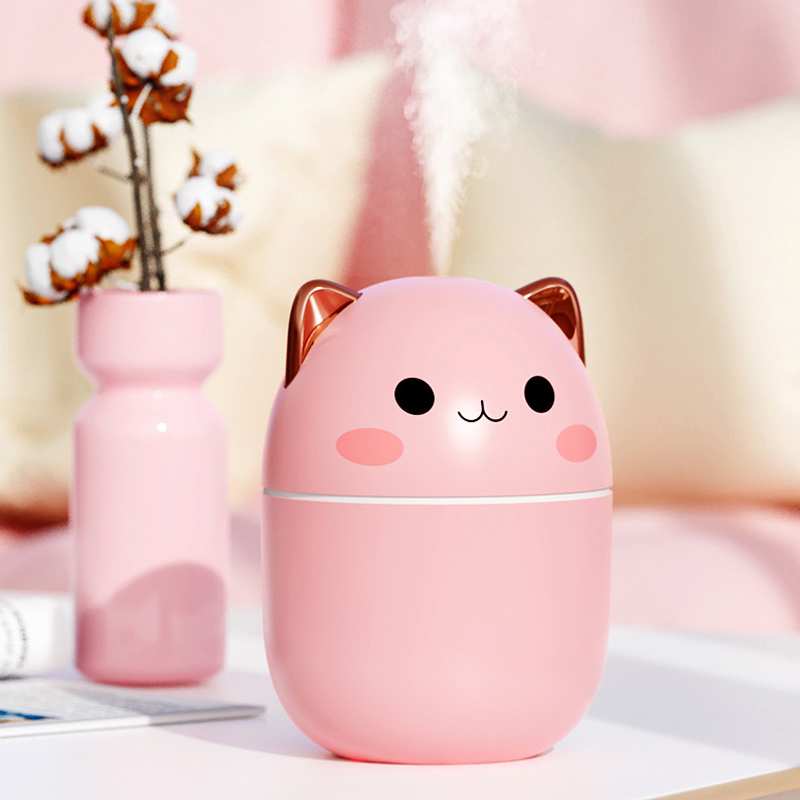 A301 250ml Cute air humidifier Kawaiil Aromatherapy humidifiers diffusers essential oil diffuser home Car Air Purifier Humificador