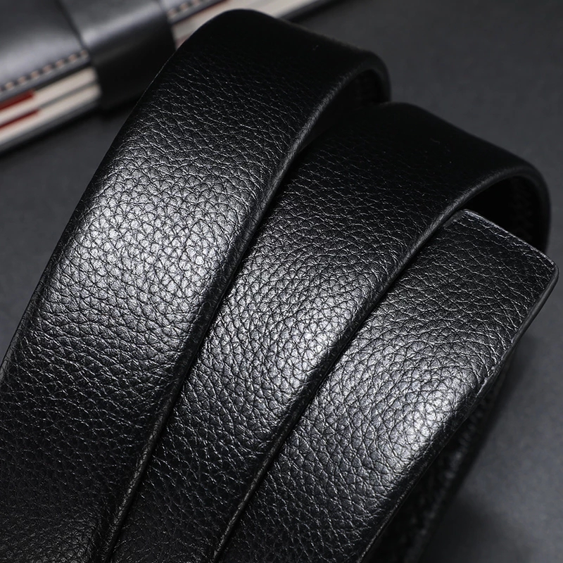 Men Belts Automatic Buckle Belt Genune Leather Good Quality Belts For Men Leather Strap Casual Buises for Jeans