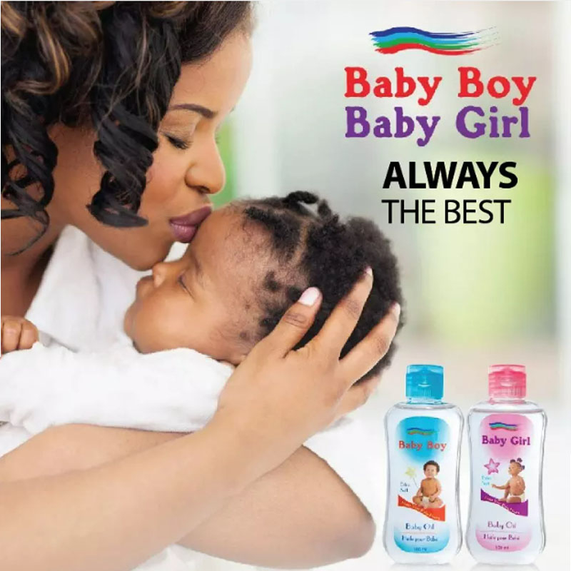 6PCS Baby Boy and Girl Body Oil, 100ml