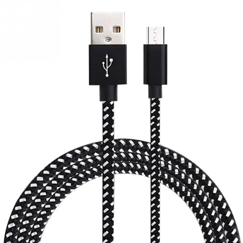 Nylon USB To Android Charging  Cord - 1m