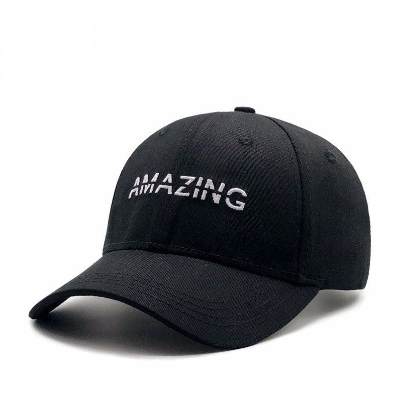 Hat Women's Four Seasons Vintage Alphabet Embroidery Cap Outdoor Men's Sports Travel Sun Protection Baseball Cap