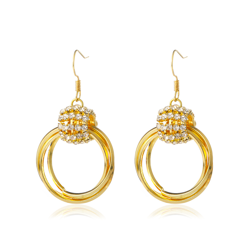double hoop hollow earrings for women ladies long hanging earrings hanging earrings jewelry for girls