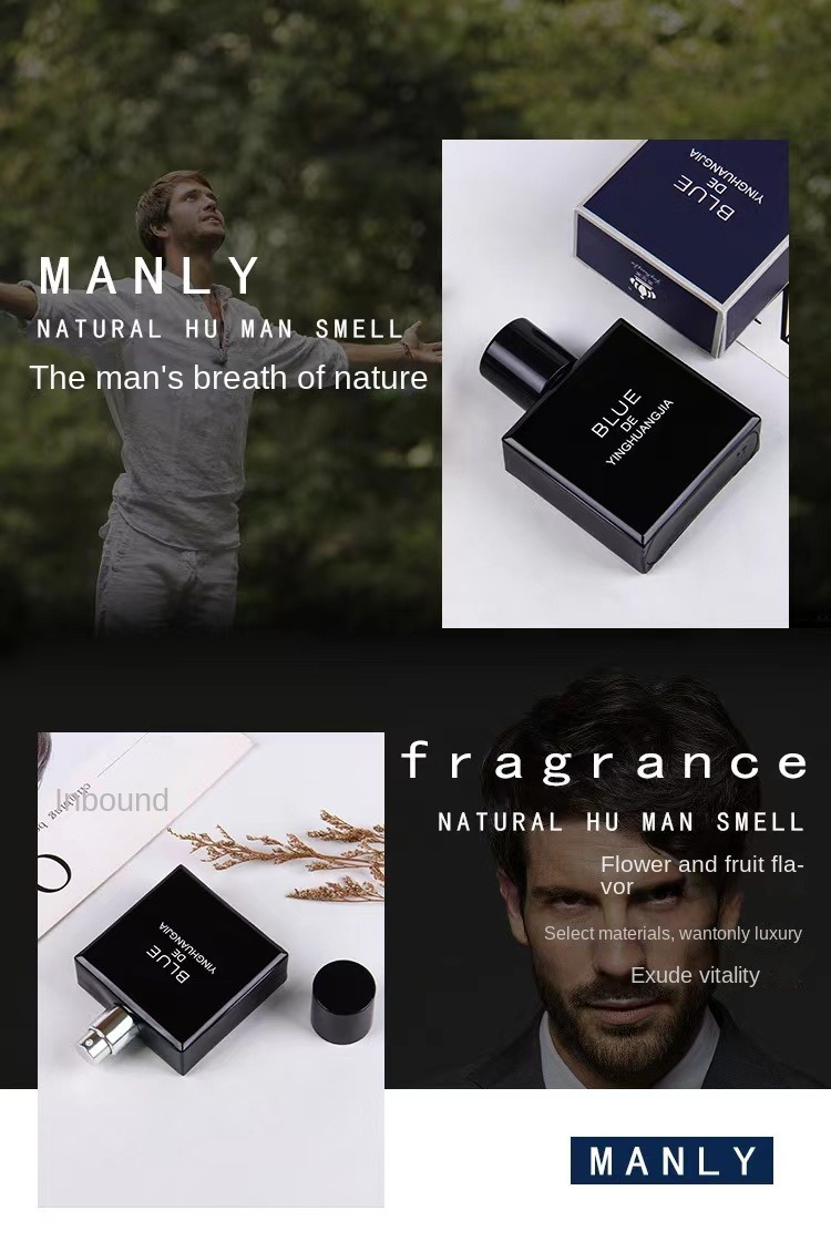 Men's perfume lasting fragrance cologne blue eau de toilette  fresh perfume.