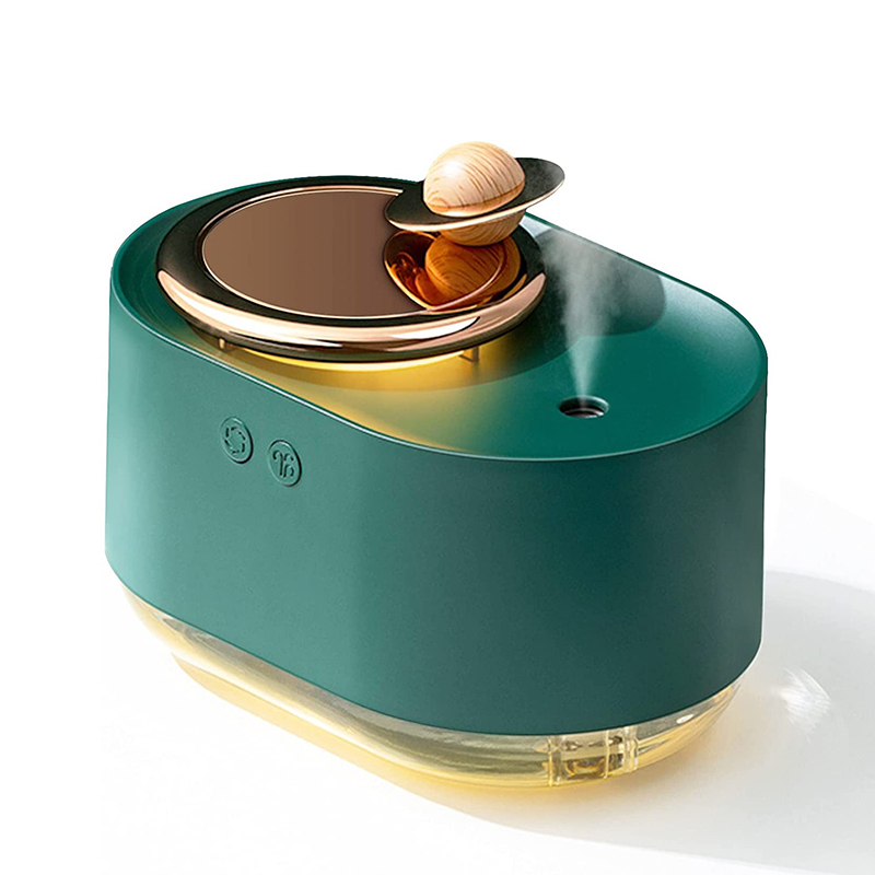 Cool Mist Humidifiers for Bedroom, Portable Small Humidifier with Night Light, USB Personal Desktop Rotating Planet Humidifiers for Baby Bedroom, Office Desk and Car