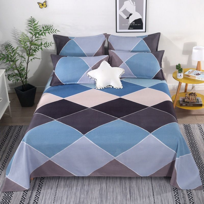 Polyester bed sheets pillowcase 48*74cm pillowslip 120*230cm ,160*230cm,200*230cm sheet free shipping