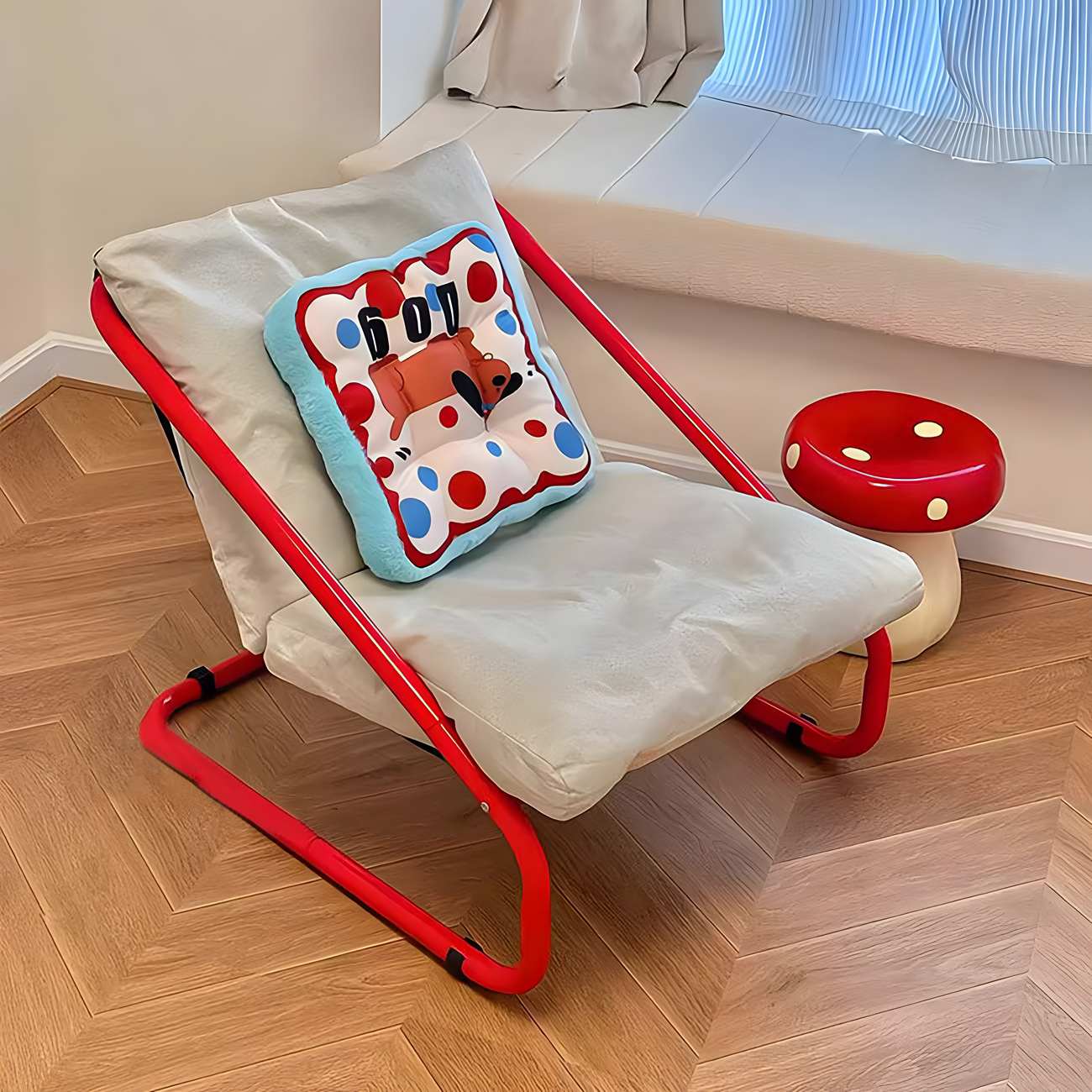 Happy rocking chair recliner adult household lazy chair comfortable living room lunch break rocking chair can sit or recline sofa chair