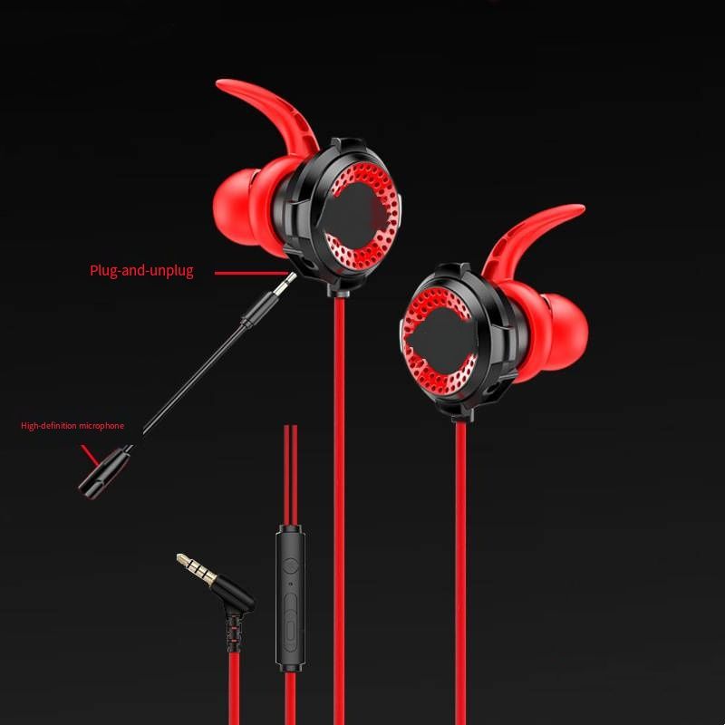 New Professional E-Sports Wired In-Ear Gaming Headphones Designed For Mobile Chicken Shooting,Compatible With All Smartphones, Tablets, Laptops And Game Consoles