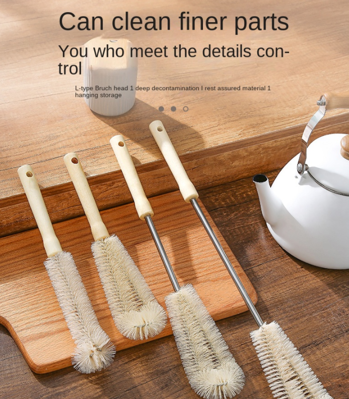 1 pcs Cup Brush Cleaning Long Handle Small Brush Wall Breaking Machine Special Cup Cleaning Artifact Cup Brush Bottle Rinse Set
