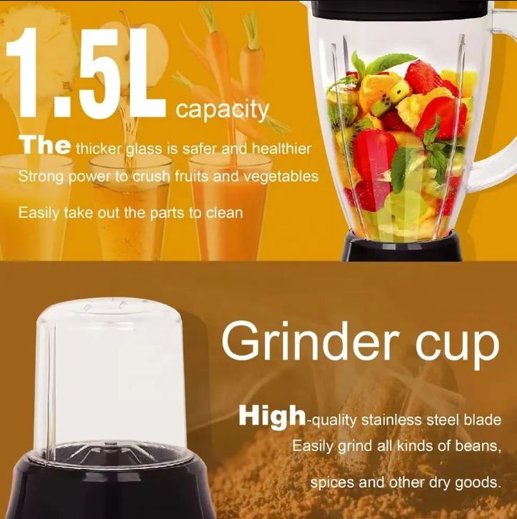 2 in 1 Cup GR International Blender Mixer Cup Fruit Vegetable Tools Mixers Juice GR-440S
