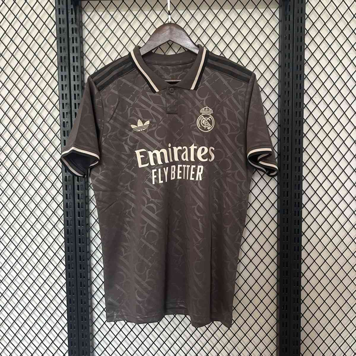 Real Madrid Mens Third Shirt 24/25 Charcoal