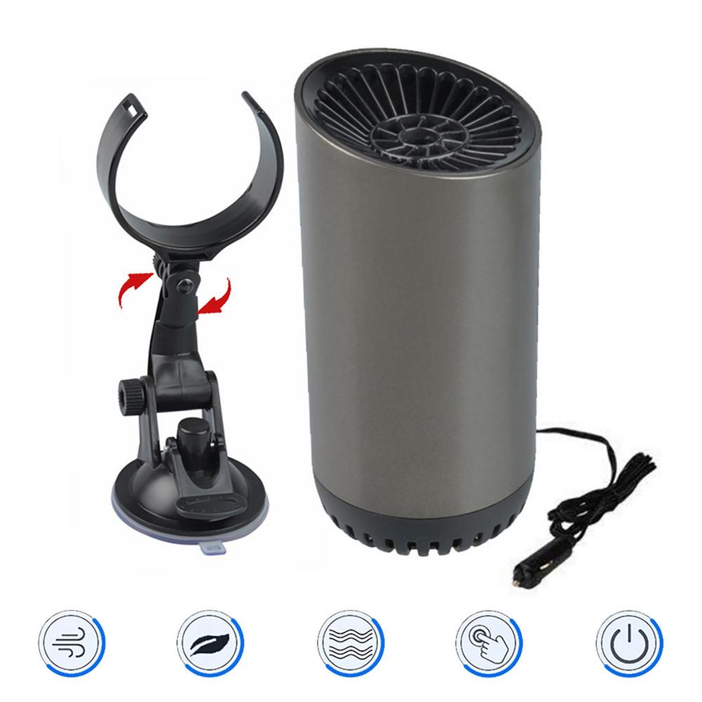 12V Car Heater 150W Cup Shape Heater Fast Heating Fan Portable Adjustable Windshield Defogging Defroster For Car Accessories