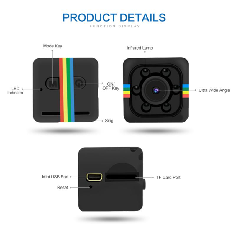 1080P HD Camera SQ11 with Night Vision
