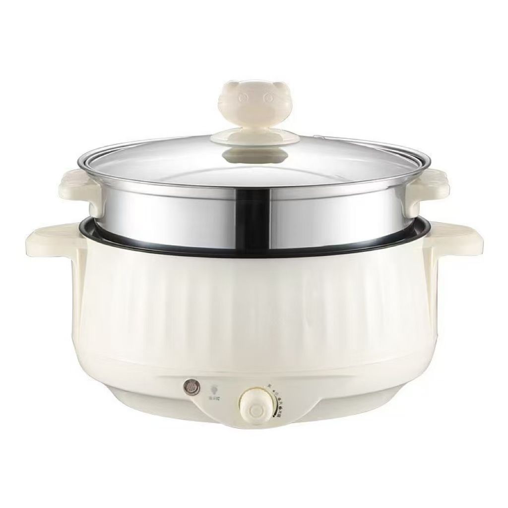 Kitchen Cookware Hotpots Multi Functional Electric Pot for Steaming Boiling Electric Stir Fry Pot Dormitory Household Electric Hot Pot Small Electric Pot for 3-4 People