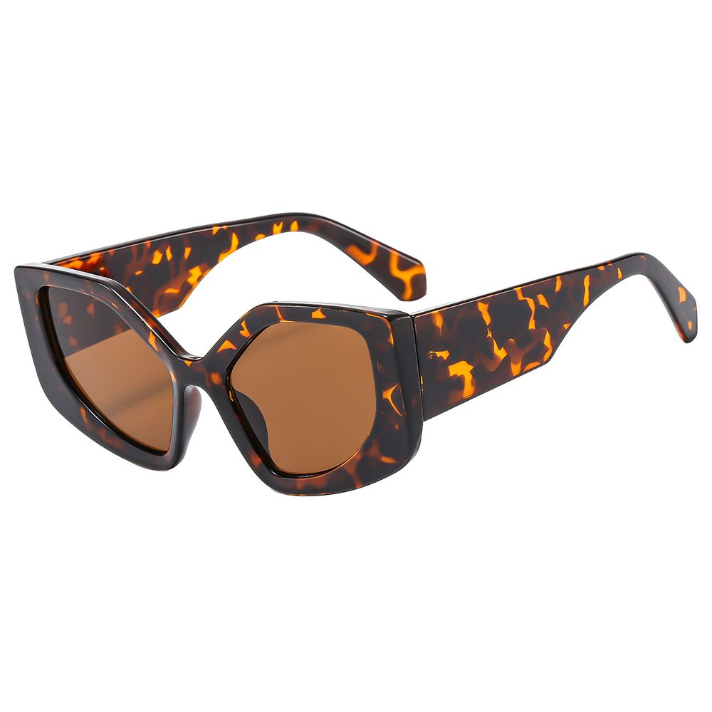 5623 Small Semi rimless Style Sunglasses for Women Fashion Square Ladies Gradient Lens Polygon UV400 Eyeglasses H-Letter Design