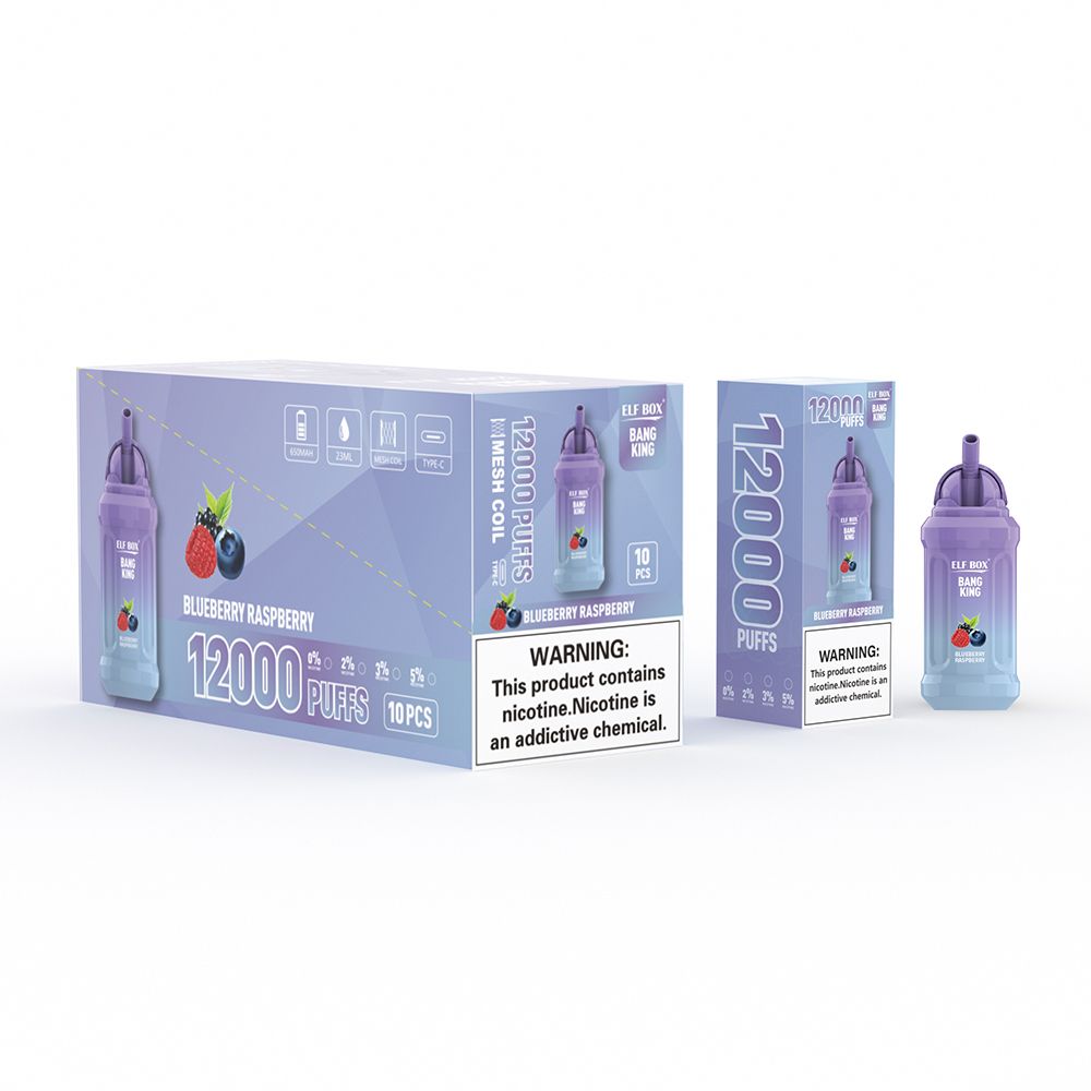 Randm Tornado Hot Selling ELF BOX BK 12000 PUFFS Elf Box 14000puffs with 10 Flavors 25ml Liquid Ecig Disposable Vape Pen
