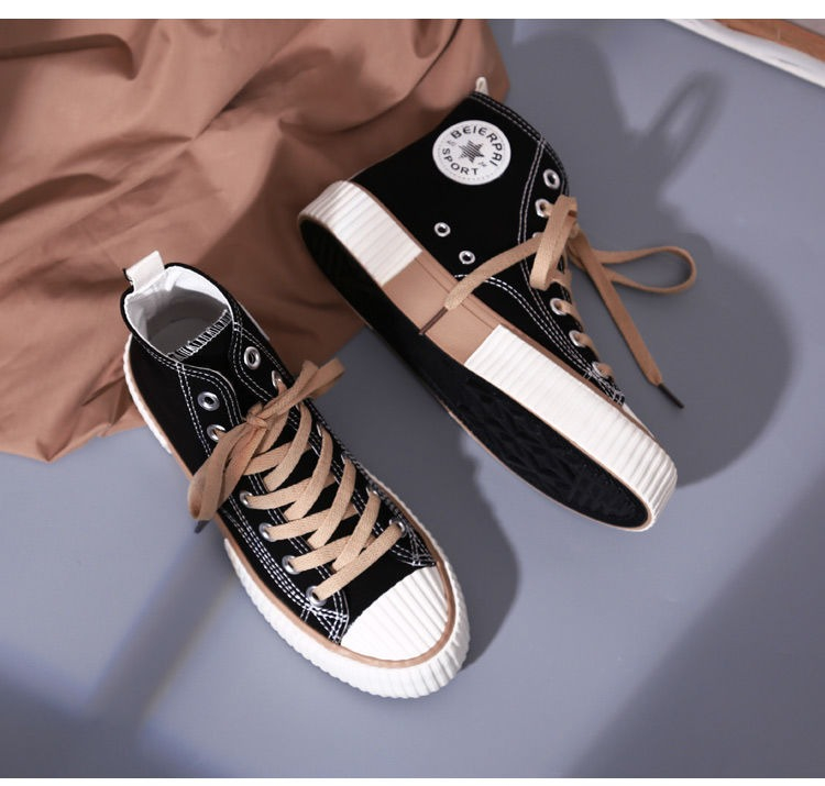 New Products, Ladies Shoes, Casual Shoes, High-top Canvas Shoes