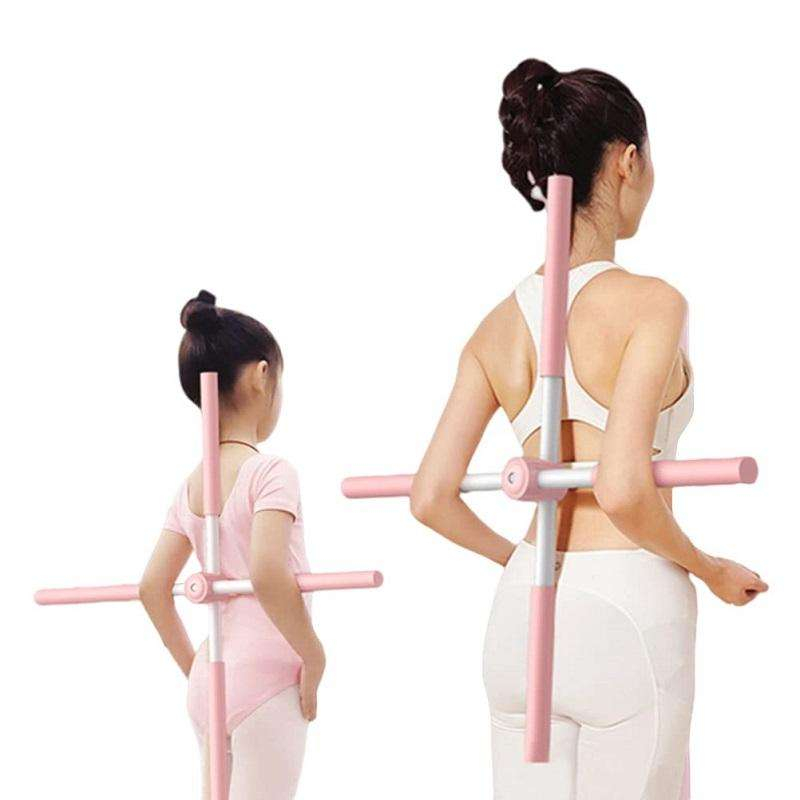 2441 Fitness Gym Body Slimming Open Shoulder Back Stretching Tool Posture Correction Yoga Sticks