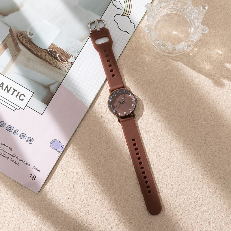 GJ1005 Raymond Leather Strap Ins Style Analog Watch Women Ladies Quartz Alloy Case Watches