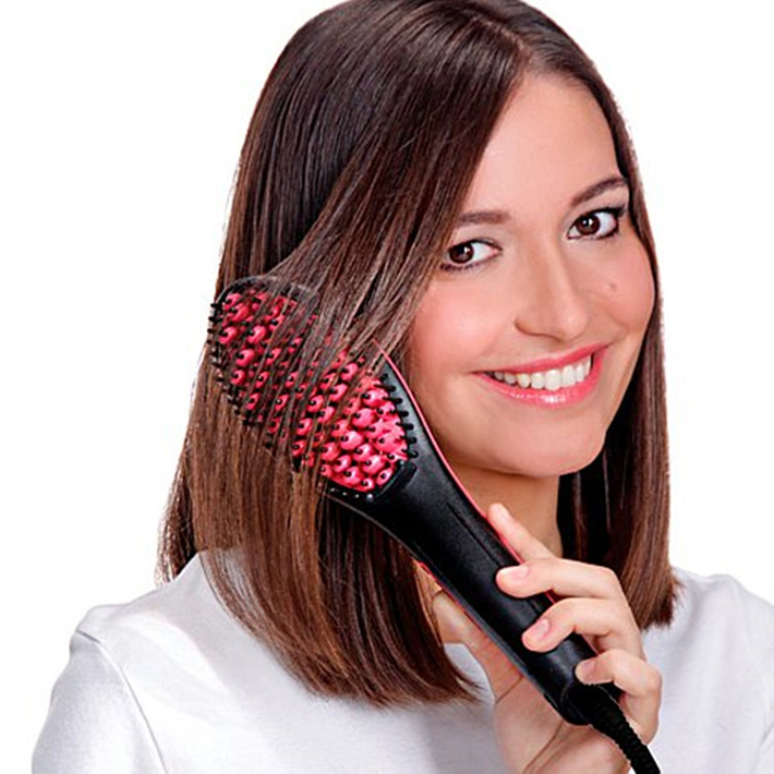 2022 Straight Hair Straightener Comb Digital Hair Dryer Brush, Fast Electric Straightening Hair Dryer Straightening Irons With Lcd Display