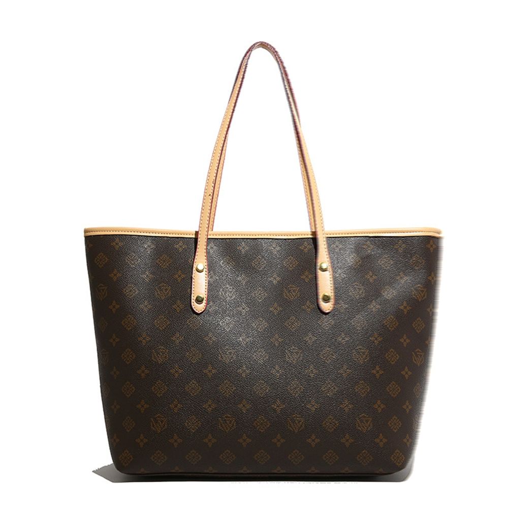 Commuting Big Bag 2025 New Old Flower Large Capacity Single Shoulder Women's Bag High Grade Handheld Trendy Tote Bag