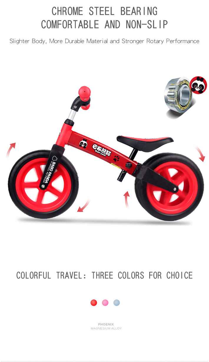 Babo Panda Children Dual Rear Wheels Scooters Adjustable Height BBP004 