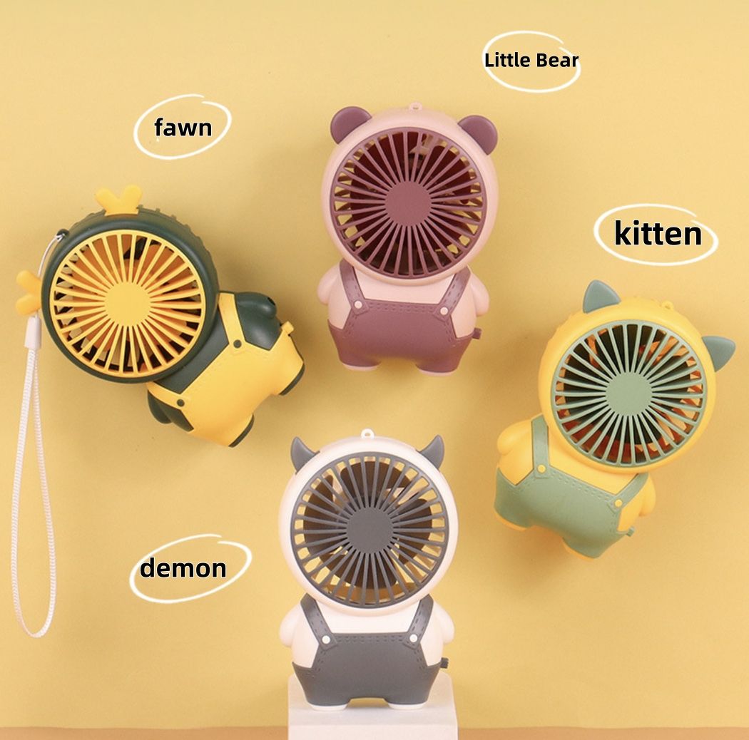 Handheld Fan Portable Pocket Fan USB Rechargeable Mini Fan Cute Small Fan