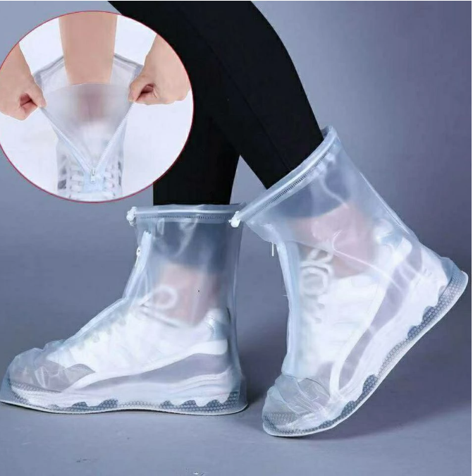 Boots Waterproof Shoe Cover Unisex Adjustable Reusable Rain Boot Cover Anti-Slip Wear Protector Waterproof Shoe Cover