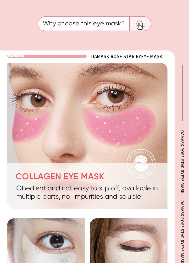 Rose Starry Sky Eye Mask Hydrating Eye Care Eye Mask