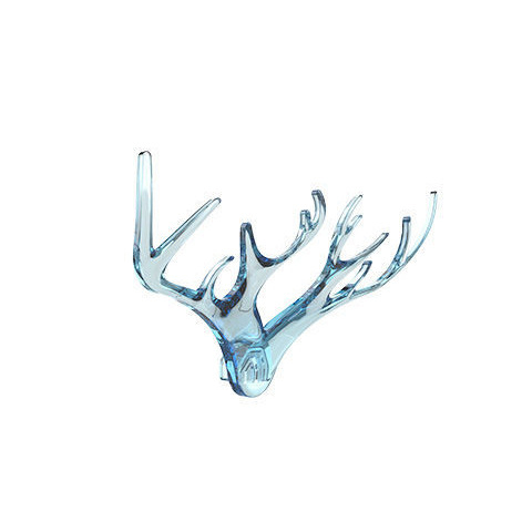 Retro Antlers Free Perforated Wall Strong Hook Wall Hanger Hanger Hat Scarf Key Deer Wall Decoration Home Storage Accessories
