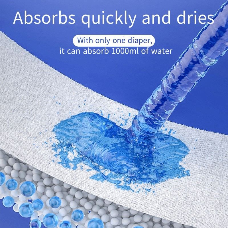 Baby diaper, soft breathable, single piece independent packaging Not stuffy and hot Diaper