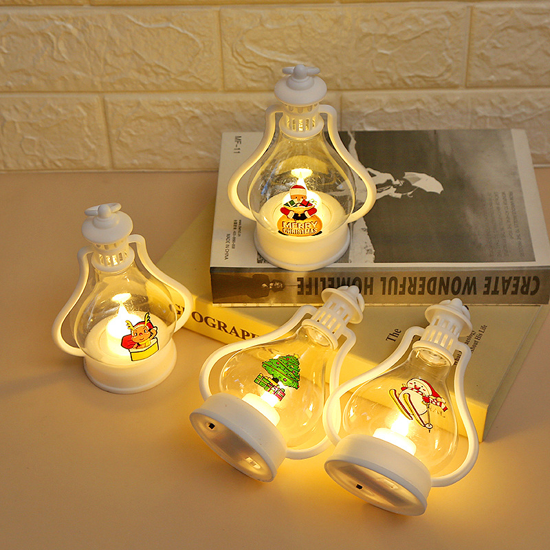 Christmas Decorations New LED Lights Children Portable Window Display Christmas Tree Pendant Creative Props(This product does not contain batteries)

 