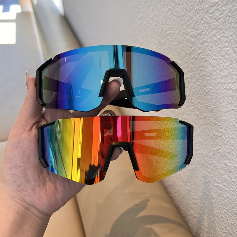 2pcs Sports Polarized Sunglasses, UV400 Protection Mirrored Lens Cycling Shades, One-Piece Windproof Frame Sunglasses for Men Women, Outdoor Running Driving Fishing Eyewear, Multiple Colors Available
