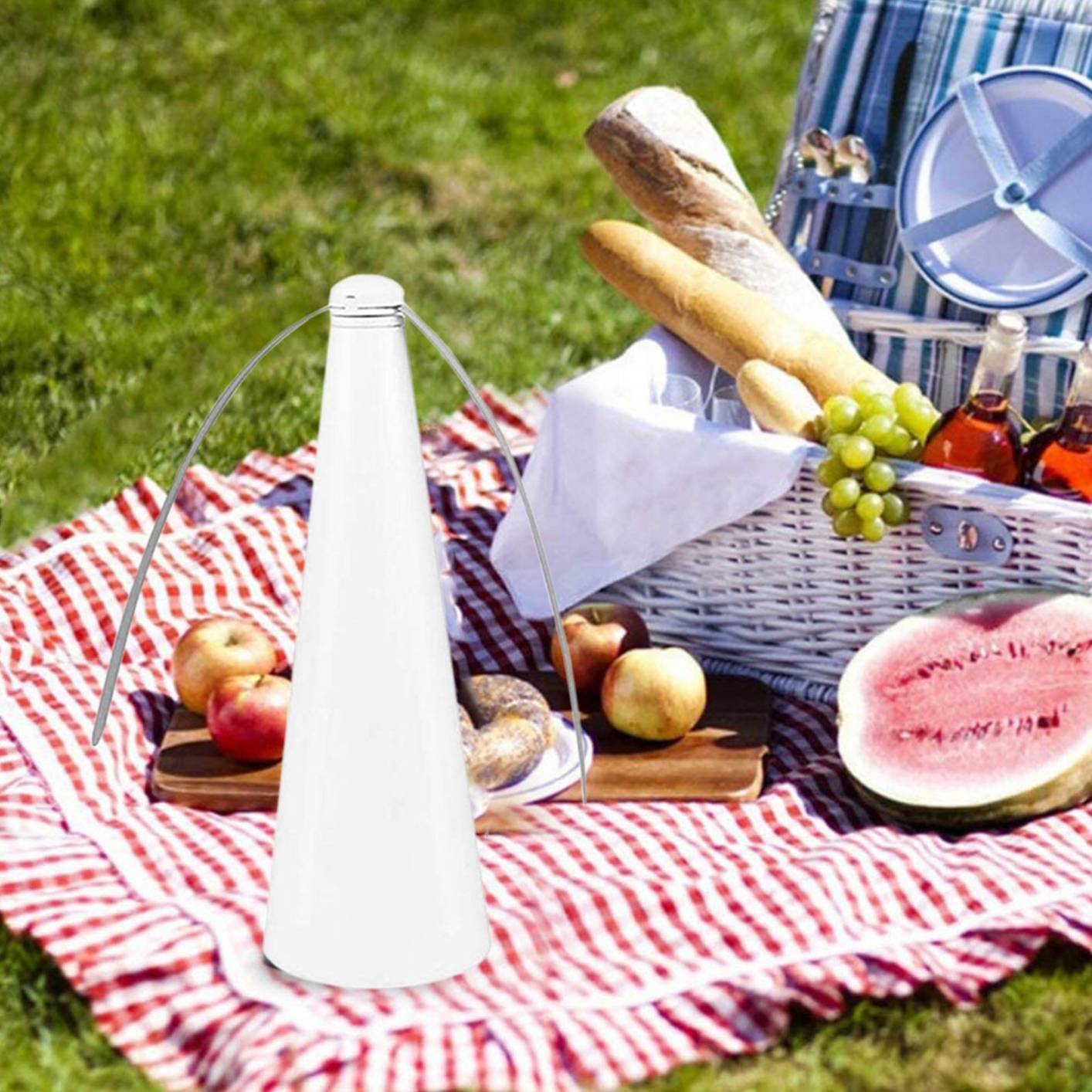 Portable Fan Fly Repellent Fan Keep Flies And Bugs Away From Your Food Enjoy Outdoor Meal
