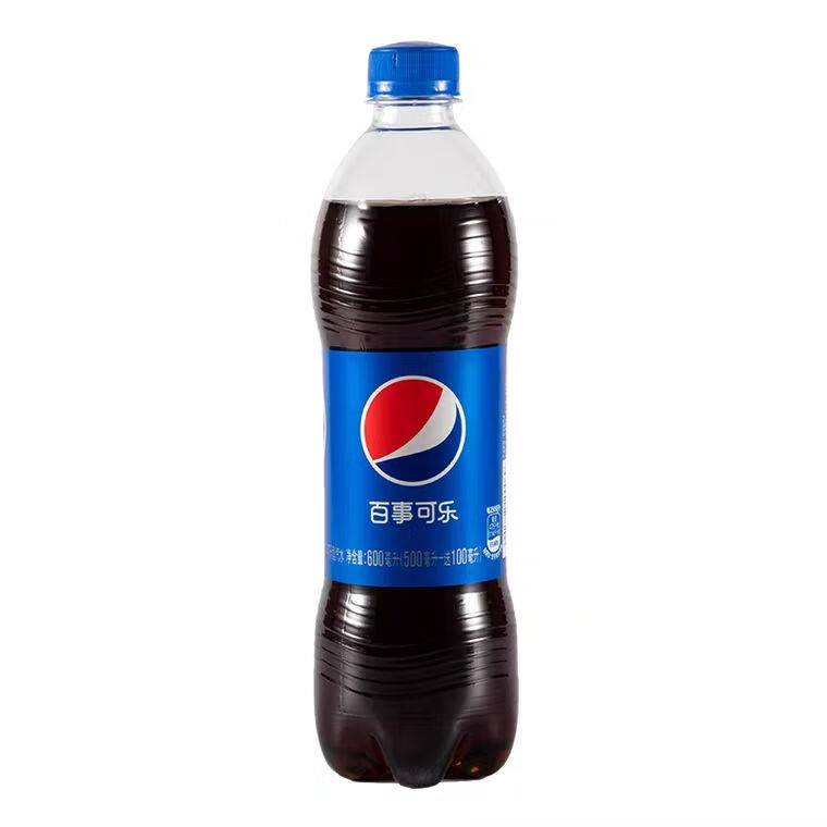 Pepsi Pe soda carbonated beverage Classic Pepsi or Pepsi bottle 600mlPepsi bottle 600ml