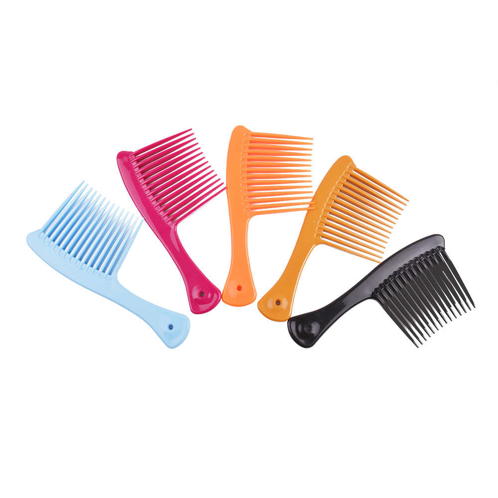 Hairdressing Wide Tooth Large Comb Axe Comb Large Plug Comb Male Oil Hair Comb Smooth Hair Comb Curl Comb Makeup Tools
