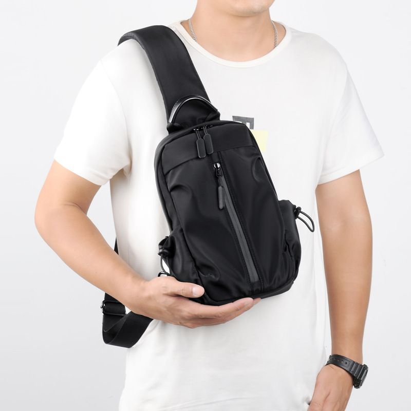 1029 Water-Resistant Shoulder Strap Crossbody Backpack Designer Side Bag Casual Waterproof Fashionable Small Sling Bag for Man