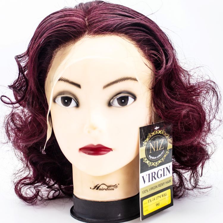 Beauty true lace headset top grade short FX-15 4*4 WIG33B human hair lace front wigs for women
