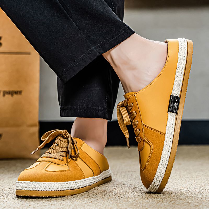 Youth Men Breathable Leather Shoes Man Fashion Casual Flats Loafers Male Leisure Daily Slip On Footwears For Black