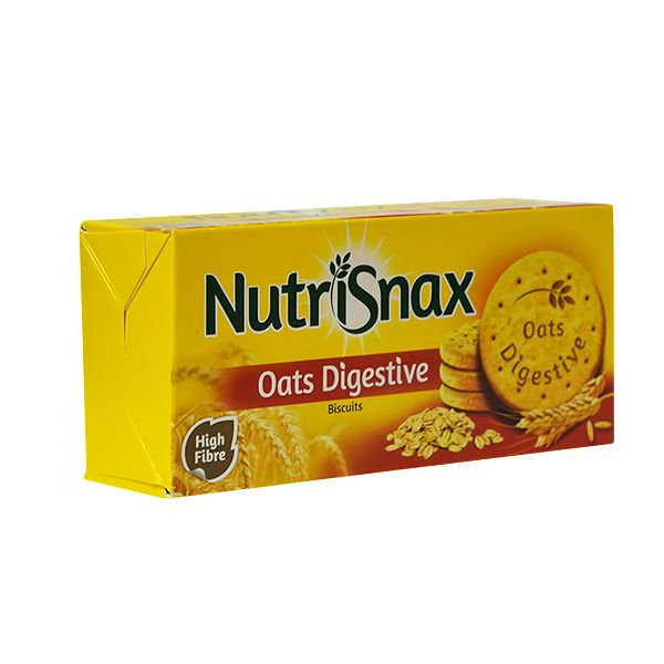 6PCS NUTRISNAX OATS DIGESTIVE BISCUITS 105G