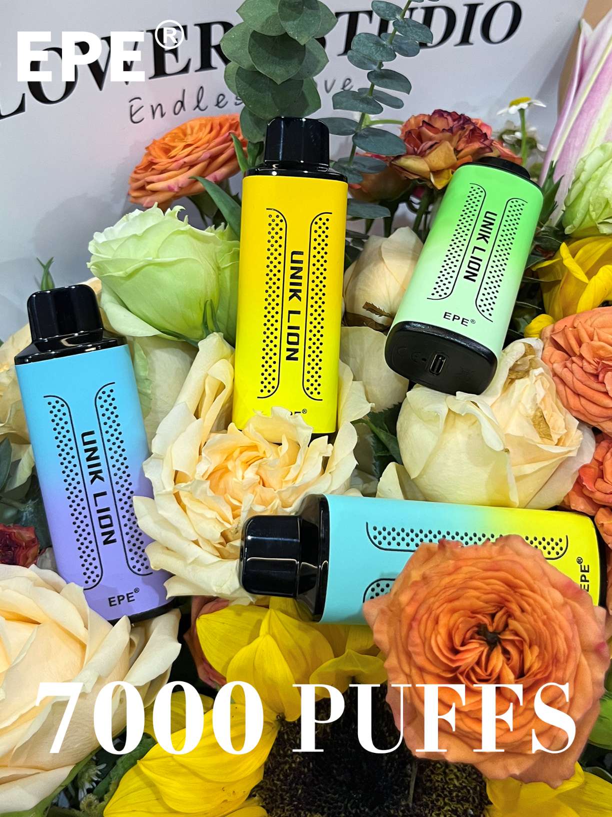 E-cigarette supplier Price Original EPE Unik Lion 7000puffs Disposable Vape Pen EPE Unik Ultra Electronic Cigarette Type C  in Stock! ! ! EPE Unik Vape 1200 5000 5500 6000 Rechargeable Pen Hookah 5500 Puffs Pod Device Disposable Vapes 5500puffs EPE Unik Ultra Disposable Vape 550mAh EPE Unik Ultra Rechargeable with Type C 
2%&5% EPE Unik Ultra Disposable Vape  EPE Unik Ultra Disposable Vape 5500 Puffs is an ultra-compact easy-to-carry disposable device with pre-filled salt  nicotine e-liquid. Sufficient liq volume is at the leading level of disposable pre-installed pods equipment,  no need to worry about running out immediately,  long use period.Sufficient power to provide a long time. uses a built-in 550mAh battery. It will simplify operation and  extend battery life.Sufficient battery power to provide a long time vape.