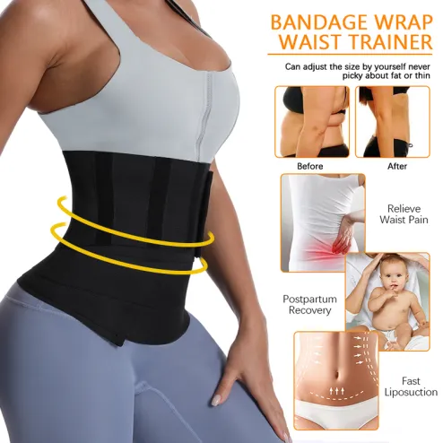 2022 New Bandage Wrap Tummy Control Waist Trainer Belt Women
